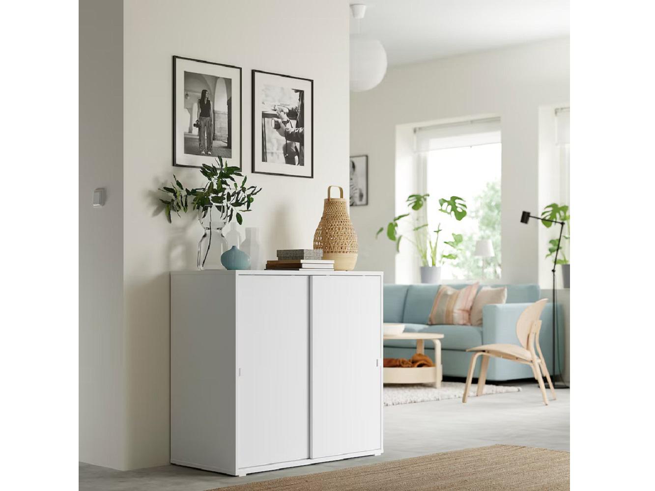 Комод Вихалс 114 white ИКЕА (IKEA)  изображение товара