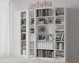 Изображение товара Книжный шкаф Билли 416 white ИКЕА (IKEA) на сайте adeta.ru