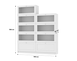 Изображение товара Книжный шкаф Билли 426 white ИКЕА (IKEA) на сайте adeta.ru